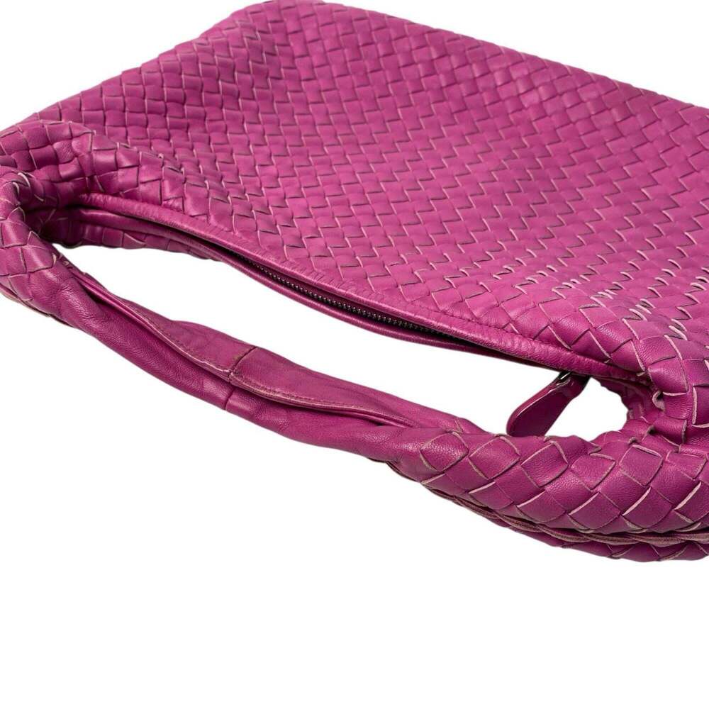 BOTTEGA VENETA Pink Intrecciato Shoulder Bag - Picture 6 of 16